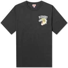 Классическая футболка Kenzo Tiger Varsity, черный
