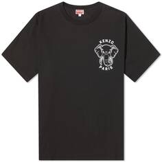 Классическая футболка Kenzo со слоном, черный
