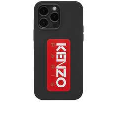 Чехол Kenzo с нашивкой-логотипом для iPhone 14 Max, черный