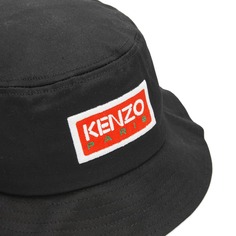 Панама Kenzo с нашивкой-логотипом, черный