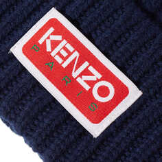 Шапка-бини Kenzo с нашивкой-логотипом