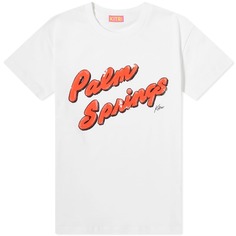 Детская футболка с принтом Kitri Evie Palm Springs, белый