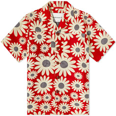 Жаккардовая рубашка с цветочным принтом Andersson Bell Daisy, красный