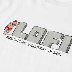 Доисторическая футболка Lo-Fi, белый