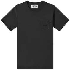 Классическая футболка с карманом и логотипом Awake NY, черный