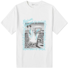Комфортная футболка Maison Kitsune Postcard