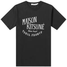 Классическая футболка Maison Kitsune Palais Royal, черный