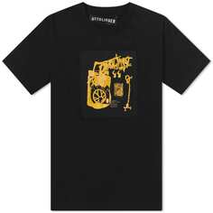 Приталенная футболка с рисунком Ottolinger, черный