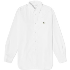 Comme des Garçons SHIRT x Классическая рубашка Lacoste, белый
