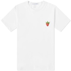 Comme des Garçons Shirt Футболка Brett Westfall Strawberry, белый