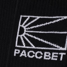 Носки с логотипом Рассвет, черный Paccbet