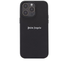 Чехол Palm Angels с логотипом для iPhone 14 Pro Max, черный
