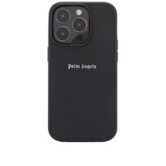 Чехол Palm Angels с логотипом для iPhone 14 Pro, черный