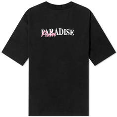 Свободная футболка Palm Angels Paradise Palm