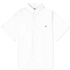 Оксфордская рубашка Danton Cool Max с короткими рукавами, белый