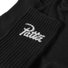 Базовые спортивные носки Patta, черный