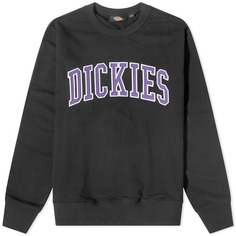 Свитшот с логотипом Dickies Aitkin College, черный