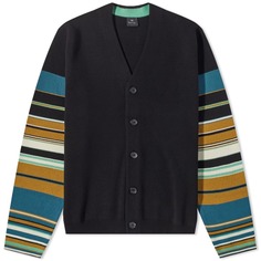 Кардиган в полоску Paul Smith, черный