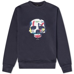 Свитшот Paul Smith Skull Crew, синий