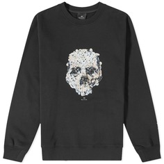 Свитер с круглым вырезом Paul Smith Bunnyskull, черный