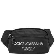 Нейлоновая поясная сумка Dolce &amp; Gabbana, черный