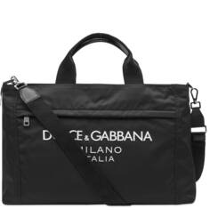 Нейлоновая дорожная сумка с логотипом Dolce &amp; Gabbana, черный