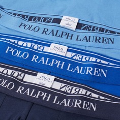 Хлопковые плавки Polo Ralph Lauren — 3 шт., мультиколор