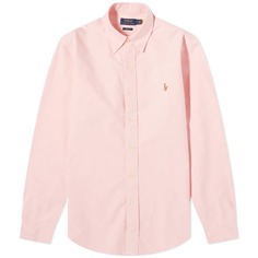 Классическая оксфордская рубашка на пуговицах Polo Ralph Lauren BSR, розовый