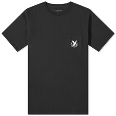Pop Trading Company x Gleneagles от END. футболка с карманом и логотипом, черный