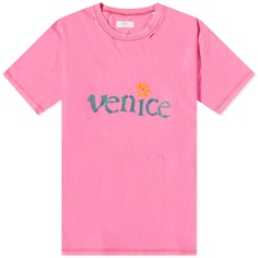 Футболка унисекс Erl «Венеция», розовый
