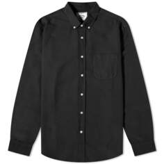 Portuguese Flannel оксфордская Рубашка на пуговицах Belavista, черный
