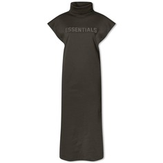 Платье-футболка без рукавов Fear of God Essentials, черный