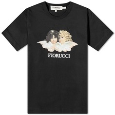 Классическая футболка с ангелом Fiorucci, черный