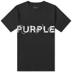 Purple Brand Футболка с логотипом Brand Heavy, черный