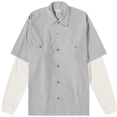 Многослойная рубашка в клетку Flagstuff, серый