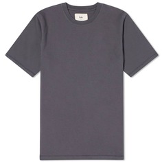 Folk-футболка с контрастными рукавами, черный
