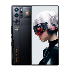 Смартфон Redmagic 9 Pro+, 16Гб/512Гб, 2 Nano-SIM, черный с прозрачной крышкой