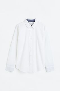 Рубашка H&amp;M Cotton, белый H&M