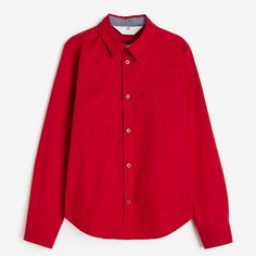 Рубашка H&amp;M Cotton, красный H&M