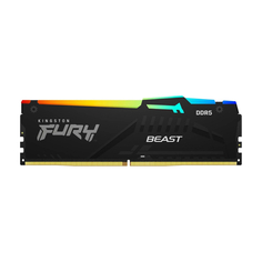Оперативная память Kingston Fury Beast RGB, 16 Гб DDR5 (1x16 Гб), 5600 МГц, KF556C40BBA-16, черный