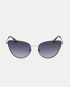 Черные металлические солнцезащитные очки «кошачий глаз» с поляризованными линзами Skechers, черный