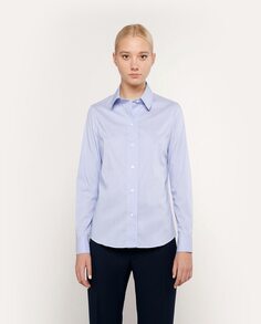 Простая женская рубашка с длинным рукавом Mirto, синий