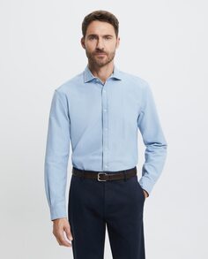 Мужская джинсовая спортивная рубашка с длинными рукавами Emidio Tucci, синий