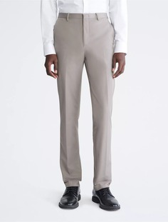 Брюки Calvin Klein Tailored Slim, светло-серый