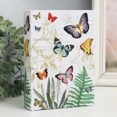 Шкатулка-книга дерево, кожзам NO Brand