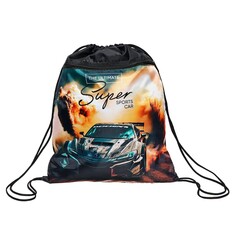 Мешок для обуви с карманом 420 х 340 мм, calligrata мсо-7с, (мягкий полиэстер, плотность 210d),