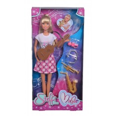 Куклы и одежда для кукол Simba Кукла Штеффи с гитарой 29 см