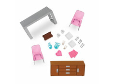 Кукольные домики и мебель Lori Набор игровой Стильная столовая с мебелью и аксессуарами Лори