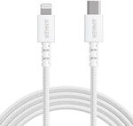 Кабель ANKER PowerLine Select+ USB-C - MFI 09м, A8617, White/белый