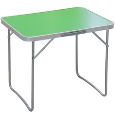 Стол складной металл, прямоугольный, 70х50х60 см, столешница МДФ, зеленый, Green Days